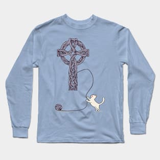 Cat’s Celtic Cross Long Sleeve T-Shirt